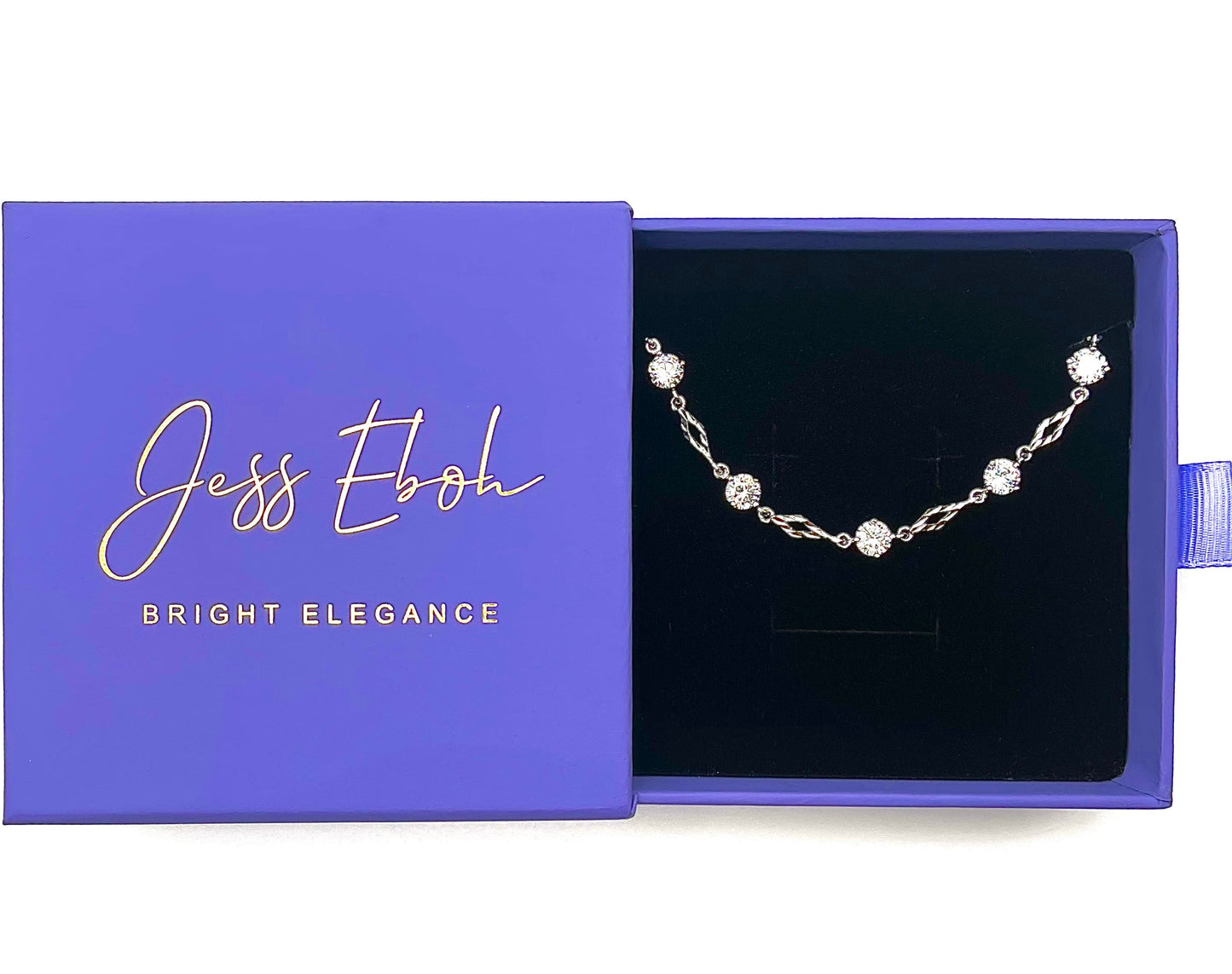 Sterling Silver Crystal Bracelet